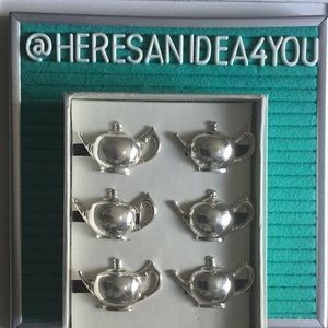 Adorable Teapot Napkin Rings